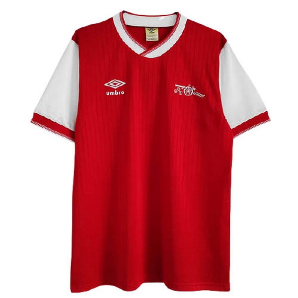 Tailandia Camiseta Arsenal Primera Equipación Retro 1983 1984 Rojo